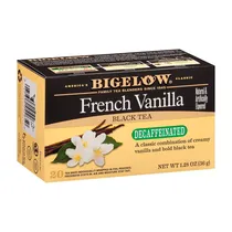 Té Negro Bigelow Vainilla Francesa Sin Cafeína 20 Bolsitas