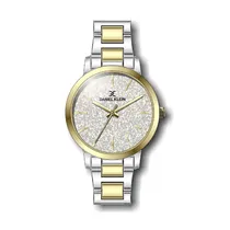 Relógio Analógico Feminino Daniel Klein Premium DK.1.12288-5 - Prata e Dourado