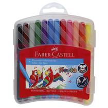 Faber Castell Marcador Fiesta Maleta 12 Colores Transparente