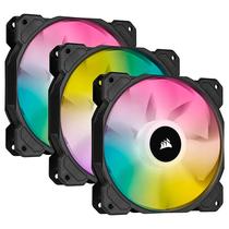 Cooler para Cpu Corsair SP120 CO-9050109-WW de 120MM/RGB Elite RGB (3 Pecas) - Preto