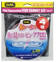 Linha Duel Fluorocarbon H4398-SP 100M 7KG - Pink