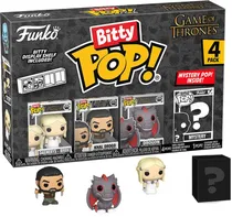 Bonecos Daenerys-Bride/Khal Drogo/Dragon - Game Of Thrones Funko Bitty Pop! 4 Pack