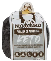 Alfajor com Recheado com Leite Condensado e Coco Madelina Keto - 60G