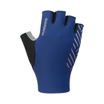 Guante Corto Shimano Advanced Navy Masculino