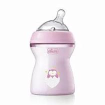 Chicco Nursery Biberon Natural Feeling 2M+ 250ML Rosa Detalles En El Producto 250ML Rosa