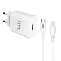 Carregador Hye HYEC77C Kit/22.5W/Cabo USB-C