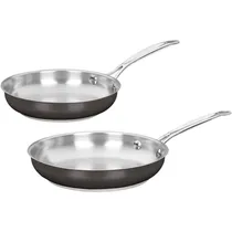 Jogo de Frigideiras Cuisinart BSC722-810 Indução 20CM / 25CM 2 Peças