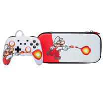 Controle Powera Wired Super Mario Fireball para Nintendo Switch + Case - PWA-A-02251