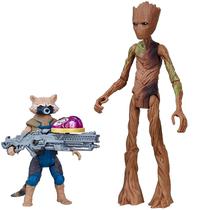 Boneco Hasbro Avengers E2070 Raccoon/Groot Guerra Infinita 15CM - E2070