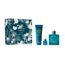Kit Perfume Versace Eros Edp Masculino 3PCS