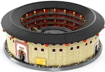 Blocos de Construção Fujian Hakka Tulou Wange - 8211 (3317 Peças)