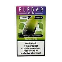 Pod Descartável Elf Bar BC15K Sour Apple Ice