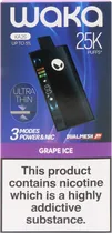 Vape Descartável Waka KA25 Grape Ice 25000 Puffs