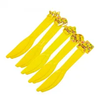 Facas Descartaveis para Festa Party Favlors Happy Birthday com Baloes 10PCS