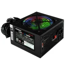 Fonte de Alimentação para PC Satellite PRO-590 de 500W/RGB/Bivolt - Preto