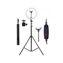 LED Iluminador Luo Ring Light LU-330 33CM com Tripé - Preto