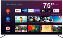 Smart TV Mtek 75&&#35;34; MK75FSAU LED 4K Ultra HD Wifi Bluetooth Android