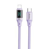 Cable USB-C A Lightning Mcdodo CA-1933 Pantalla Digital 36W 1,8 Metros Lila