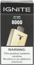 Vape Descartavel Ignite V80 Icy Mint 8000 Puffs Metal Edition Gold