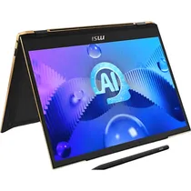 Notebook MSI Summit Ai A1MTG-001US com Tela Touchscreen 13.3 FHD+ / Intel Core Ultra 7-155H / 16GB Ram / Nvme 1TB / Windows 11 - Black (MSI Pen 2 Incluso)