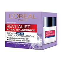 Loreal Crema Crema Hidratante Facial Revitalift Noche Revitalift Rellena Lineas de Expresion s/C