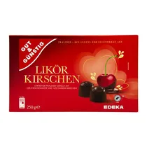 Bombom Recheado Licor de Cereja Caixa 250G Edeka