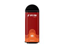 Vaporizador Descartavel Lifepod II - 10.000 Puffs - Red Orange