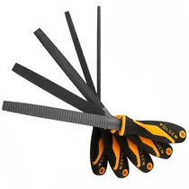 Jogo de Limas de Aço Tolsen 32038 200MM 5PCS
