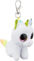 TY Peluches TY Beanie Boos Pixy Unicornio Blanco Clip Tela Poliester 3 Anos + Multicolor