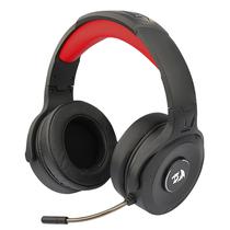 Headset Gamer Redragon Pelops H818 Sem Fio - Preto Vermelho