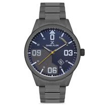 Relogio Analogico Masculino Daniel Klein DK.1.12671-4 Premium Gents / Pulseira de Aco Inoxidavel - Cinza