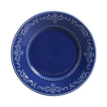 Plato para Postre Porto Brasil Acanthus 323484 20.5 CM Azul