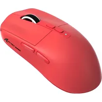 Mouse Gamer Attack Shark X6 1K RGB Sem Fio - Vermelho