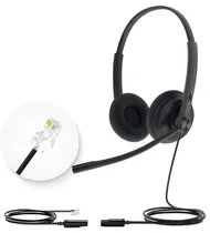 Yealink Fone de Ouvido YEA-YHS34-Lite-Dual Telefones IP RJ9