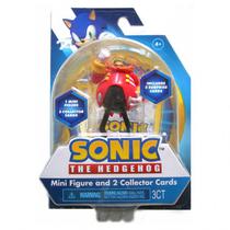 Boneco Sega Sonic The Hedgehog Mini Figure - DR. Eggman e 2 Collector Cards (7066)