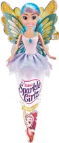 Boneca Fairy Princess Sparkle Girlz Zuru 10006 - Roza/Azul