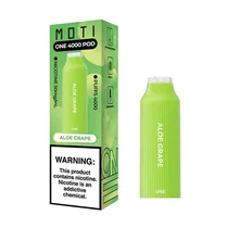 Pod Descartável Moti One 4000 Puffs Aloe Grape (Refil)