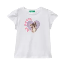 Camiseta Infantil Benetton 3I1XG10DR 101