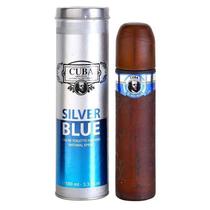 Perfume Cuba Silver Blue Eau de Toilette Masculino 100ML