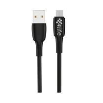 Cable 4LIFE FLWAM1B USB-A A Micro-USB 1M Negro