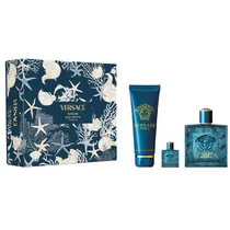 Kit Perfume Versace Eros Pour Homme Parfum - Masculino 3 Peças