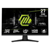 Monitor 27" MSI Mag 274F FHD Ips 0.05MS/200HZ/HDMI/DP