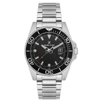 Relogio Analógico Masculino Daniel Klein DK.1.13990-1 Premium Gent / Pulseira de Aço Inoxidável - Prata/Preto