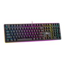 Teclado Royal Mecanico RK918 RGB USB Black SW Brow Switch Brown