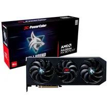 Placa de Vídeo RX9070 16GB Hellhound Power Color AMD Radeon RX9070 16G-L/Oc GDDR6