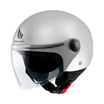 Capacete MT Helmets Street s Solid A0 - Aberto - Tamanho XL - Gloss White