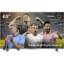 Televisor Smart Qled Toshiba 65C450NS 65" 4K Google TV Wifi - Preto
