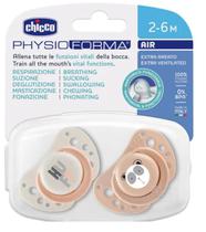 Chicco Nursery Chupete Micro Physio Air Rosa Sil 2 PCS Detalles En El Producto 0-6M Rosa