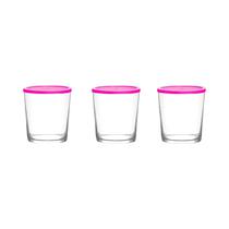 Set de Potes Lav Bodega BDG386 345ML Rosa 3 Piezas