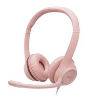 Headphone Logitech H390 981-001280 USB - Rose